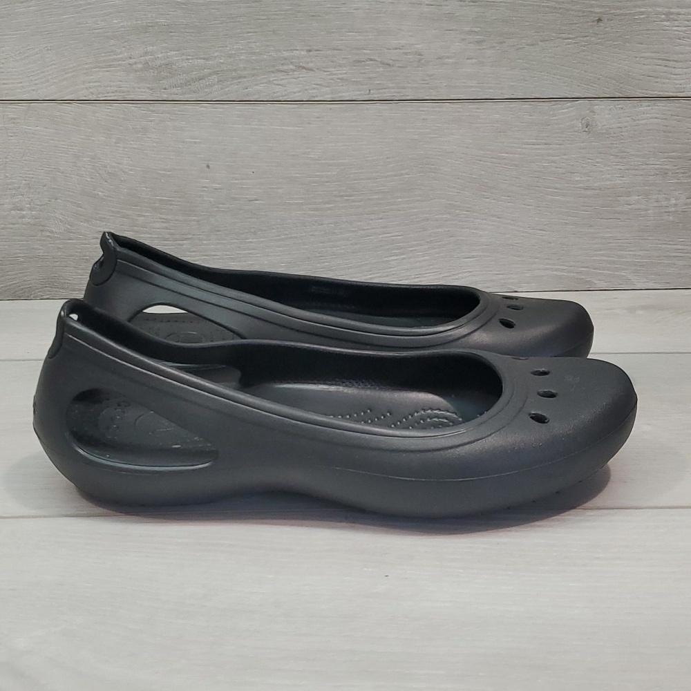 Crocs Women Kadee Comfort Rubber Loafer Flats shoes sz 10 - Picture 3 of 11